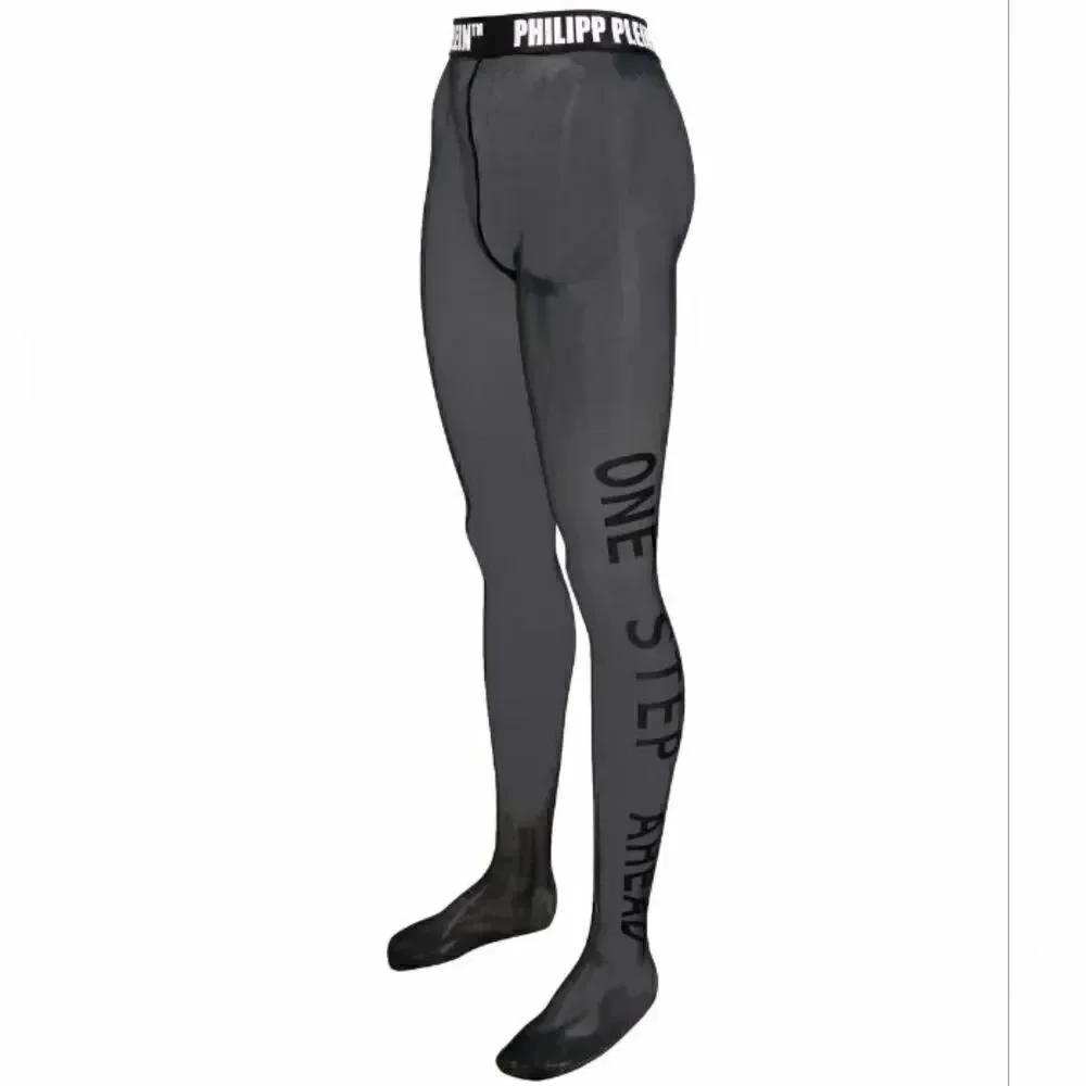 Philipp plein logo tights pantyhose size II S New